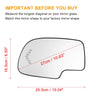 Chevy Silverado Avalanche Suburban Heated Left Rearview Mirror Glass (2007-2014)