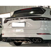 Porsche Cayenne 2018-22 Real Carbon Fiber Rear Trunk Spoiler Lip Roof Wing