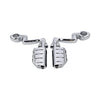 Harley Touring Street Glide 1-1/4" Long Highway Foot Pegs (2014-2023)