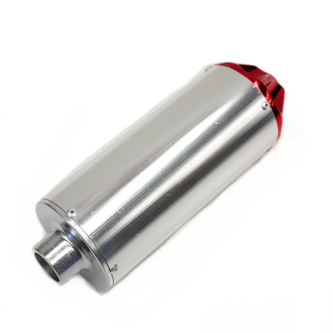 90cc 110cc 125cc 140cc PIT PRO Dirt Bike RED Exhaust Pipe Muffler System