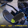 Motorcycle Gear Shifter Lever Shift Pedal Pad Rubber Universal Green 1 Pcs
