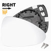 Porsche Panamera Right Side White Mirror Glass Back Heated (2009-2015)