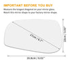 VOLVO S60 S80 V70 Driver Side Mirror Glass w/ Adhesive (2001-2006)