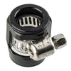 Universal Fitting Connection 8 x Black Aluminum AN6 Hex Hose Clamps