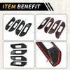 Ford Ranger Carbon Fiber Door Handle Bowl Cover Trim (2023-2024)