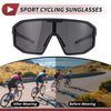 Motorcycle Riding Goggles Black Lens Black Frame Cycling Sunglasses PC UV400