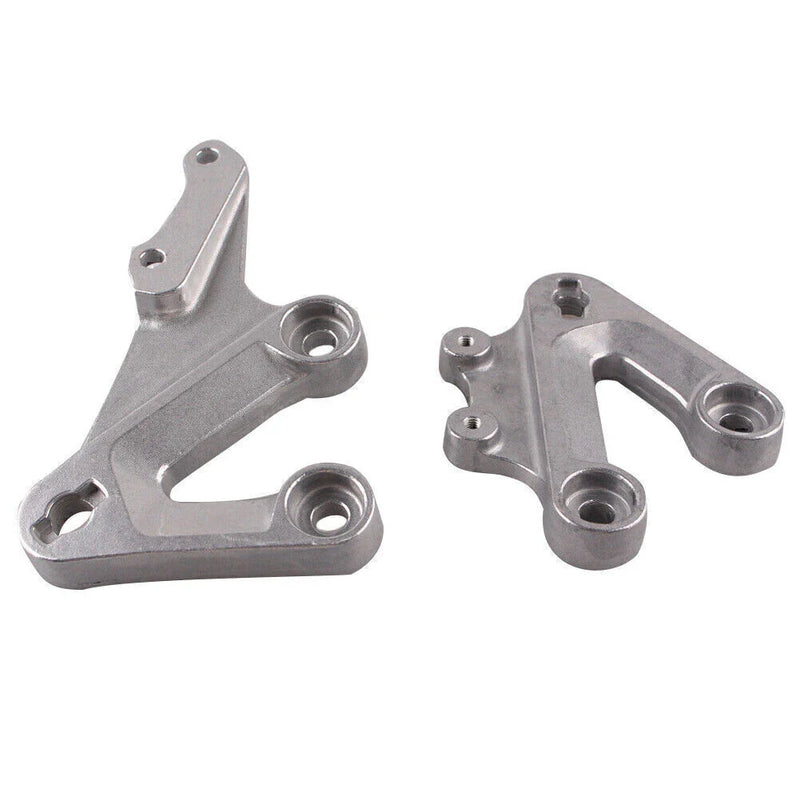 Suzuki GSXR1000 CNC Driver Front Footpeg Rest Pedal Brackets (2003-2004)