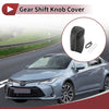 Toyota Corolla (2014-2018) Gray Leather Car Gear Shift Knob Cover 1 Pc