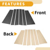 Toyota Sienta 6 Pcs Door Pillar Window Trim Carbon Fiber (2022-2024)