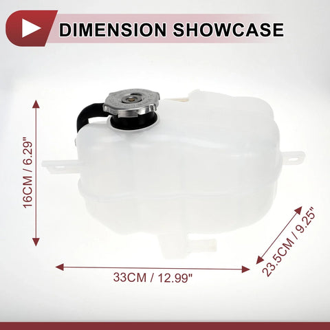 Dodge Journey Coolant Expansion Overflow Tank with Cap (2009-2019)