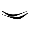 Toyota Corolla Black Headlight Eyebrow Trim (2019-2022)