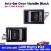 Interior Door Handle Black Pair Fits Mitsubishi L200 Triton Pickup UTE 1986-96 D