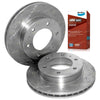 Ford Ranger PJ PK Front Disc Rotors + 4WD Brake Pads (2006-2011)