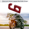 Motorcycle Square Aluminum Alloy Hanging Hook 1 Set