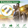 Motorcycle Hand Grips / 7/8 in / Rubber Yellow Covers