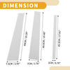 Honda CRV 6 Pcs Chrome Silver Tone Car Pillar Window Trim Covers (2002-2006)