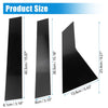 Honda Civic Sedan 6 x Pillar Post Side Door Window Covers (2016-2021)