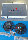 Toyota Corolla AE90 AE92 AE94 Aluminum Radiator, Shroud & Fans (89-94)