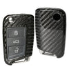 VW Golf MK7 Carbon Fiber Black Remote Key Fob Cover (2013-2020)