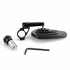 Universal Motorcycle 1 Pair Black Handlebar End Mirrors