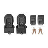 Jeep Wrangler JL Anti-Theft Hood Latches Lock Set w/Key (2018-2020)