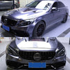 Benz C Class 2017+ Car Smoke Black TPU Headlight Sticker Protect Film Fit
