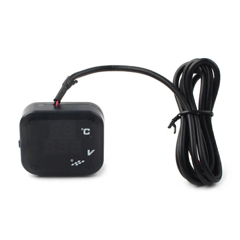 Motorcycle Air Temperature Gauge LED Voltmeter (No Year Specified)