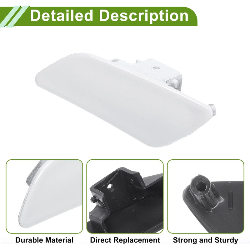 Porsche Panamera 2014-2016 Left Washer Nozzle Cover (2 x White Caps)