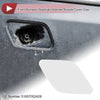 BMW X6 (2008-2014) White Front Right Bumper Trim Nozzle Cover