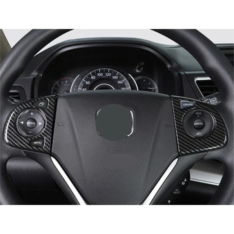 Honda CR-V Carbon Fiber Steering Wheel Knob Frame (2012-2016)