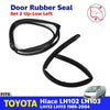 Door Rubber Seal Up-Low Set 2 Left Fits Toyota Hiace LH102 LH112 Van 1989-04 D05