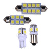 Nissan Qashqai J10 White LED Interior Lamp Bulb Kit (2007-2013)
