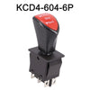 Forward Stop Back 6Pin Latching Slide Rocker Switch