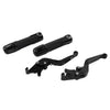 Ducati Panigale Black Extendable Brake Clutch Lever Grip Set (2012-2019)