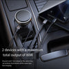 Efficient Power Delivery Car Charger Set with Dual Cables