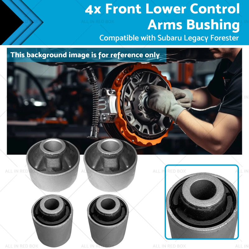 Subaru Forester, Legacy 4 x Front Lower Control Arm Bushings (03-17)