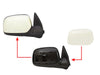 Isuzu D-Max Manual Mirror RH Unpainted (2003-2011)