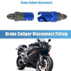 Car Motorcycle AN3 3AN Quick Release Disconnect Coupling Fitting Blue