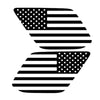 Toyota 4Runner Pre-cut US Flag Stickers Rear Window Decals (2010-2020)