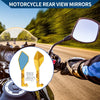 Motorcycle M8/M10 Motorcycle Rear View Mirrors Gold Tone 1 Set