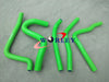 Kawasaki KX250 Blue Silicone Radiator Hose (1990-1993)