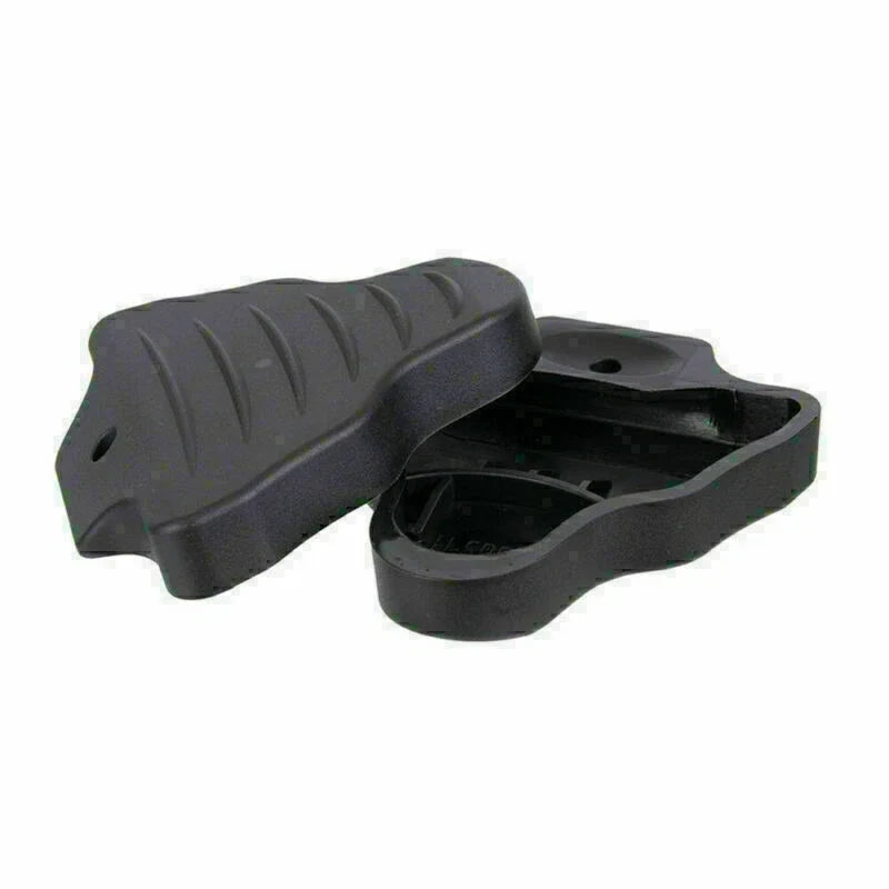 Road Bike - Protective Cleats - Black Self-locking Pedal Cleat Covers