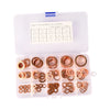 M5-M22 Copper Crush Washer Gasket 150x Flat Ring Seal