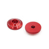 Motorcycle 2 x Universal Aluminum Alloy 7/8" Handlebar Grip Bar End Cap Red