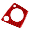 Alfa Romeo 159 Carbon Fiber Red Gear Shift Panel Cover Trim (2006-2011)