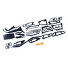Ford Focus 30pc Carbon Fiber Style Interior Sticker Covers (2012-2018)