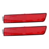 Nissan Sentra Rear Bumper Reflector Lamp Light  Red Lens (2013-2018)