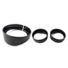 Harley Touring 7" 4.5" Fog Headlight Trim Ring Bezel Visor Cover