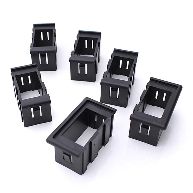 6 Gang Boat Rocker Switch Clip Panel Patrol Holder Housing Case Accessories