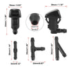 Ford F250 F350 F450 F550 Windshield Washer Nozzles Kit (2005-2016)